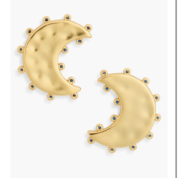 Madewell Jewelry - Madewell Celestial Moon Statement Stud Earrings